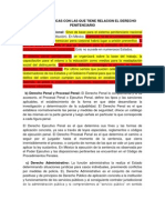 Ciencias Juridicas Con Las Que Tiene Relacion El Derecho Penitenciario y Ciencias No Juridicas