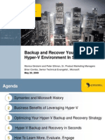 Backup and Recover Your Microsoft Hyper-V Environment in Seconds