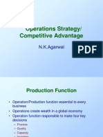 Operations Strategy/ Competitive Advantage: N.K.Agarwal