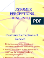 Customer Perceptions of Services