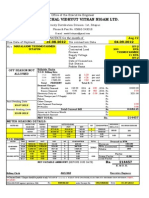 Madhayanchal Vidhyut Vitran Nigam LTD.: Bill-Cum Disconnection Notice For The Month of