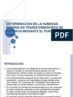 Determinacion de La Humedad Interna en Transformadores de