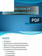 Evolution of Telecommunications