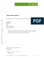 Lattice Kaon Physics