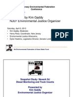 "Just Say No" - NJEF Environmental Justice Organizer Kim Gaddy