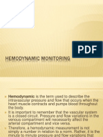 Hemodynamic Monitoring