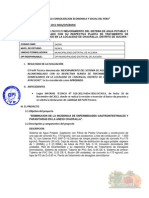 Informe Tecnico Aprobacion de Perfil Tecnico Desague de Chacralla