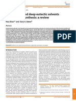 Ionic Liquids and Deep Eutectic Solvents For Biodiesel Synthesis: A Review