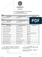 Certified List of Candidates For Congressional and Local Positions For The May 13, 2013 2013 National, Local and Armm Elections