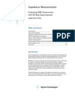 Impedance Measurements Agilent