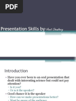 Presentation Skills by Avnit Chaudhary