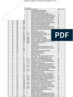 Tabla de Epigrafes IAE 2012 Web Aeat