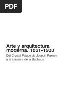 Arte y Arquitectura Moderna 1851-1933