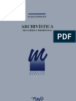 Archivistica, Principios y Problemas