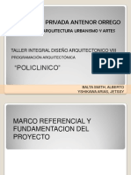 Programacion Arq. Policlinico Yetsy Balta