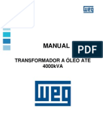 WEG Transformadores A Oleo Instalacao e Manutencao 10000892317 12.10 Manual Portugues BR