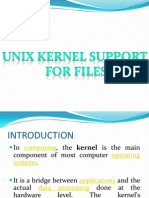 Unix Kernel Support For Files