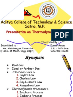 Aditya College of Technology & Science Satna, M.P.: Presentation On Thermodynamic Cycle