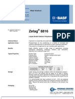 Chemicals Zetag DATA Inverse Emulsions Zetag 8816 - 0410