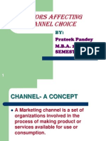 Factors Affecting Channel Choice - Pps