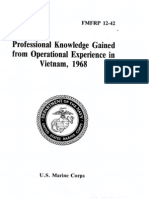 FMFRP 12-42 Professional Knowledge Gained From Operational Experience in Vietnam, 1968