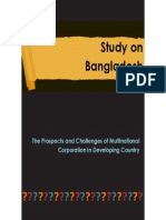 The Prospects and Challenges of Multinational Corporation in Developing Country (A Study On Bangladesh)