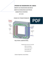 Relatório Transformador