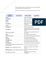 Keyboard Shortcuts: Tabs and Windows