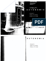 Autonomia - Post-Political Politics