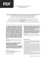 Tratamiento Endovascular Del Vasoespasmo Cerebral Inducido Por Hemorragia Subaracnoidea Aneurismática