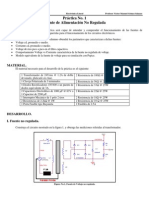 Práctica No 1 Fuente de Alimentacion No Regulada