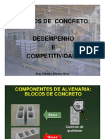 Blocos Concreto Desempenho Competitividade Claudio Oliveira