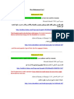 Muhammad and Homosexuality