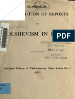 A Collection of Reports On Bolshevism in Russia-No-1 - 1919 PDF