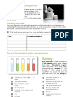 Carbohydrate Experiment PDF