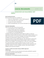 8.1 Initial Assessment and Resuscitation Skill Station Guidance1 2010