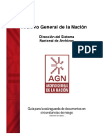 Guía para La Salvaguarda de Documentos AGN