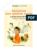 Langue Française Lecture Courante CP CE1 Histoire Aux Quatre Vents 1979