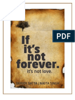 If Its Not Forever Durjoy Datta Nikita Singh1 PDF