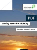 Making Recovery A Reality Policy Paper