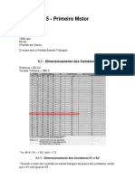 5 - Primeiro Motor: 5.1 - Dimensionamento Dos Contatores