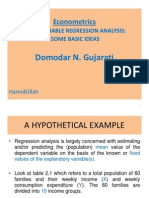 Econometrics: Domodar N. Gujarati