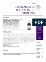 Caracterizacion de Aceites Esenciales