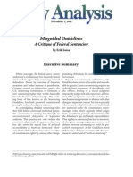 Misguided Guidelines: A Critique of Federal Sentencing, Cato Policy Analysis No. 458