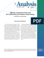 Effective Counterterrorism and The Limited Role of Predictive Data Mining, Cato Policy Analysis No. 584