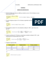 Ejerciciosresuelto ENERGÍA