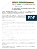 Resolução CONSELHO MONETÁRIO NACIONAL - CMN (BACEN) Nº 3.518 de 06.12 PDF