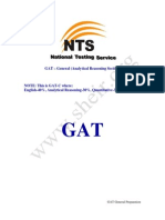 Gat Analytical Reasoning