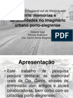 Apresentação V Simpósio de História Cultural