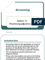 Disease Screening